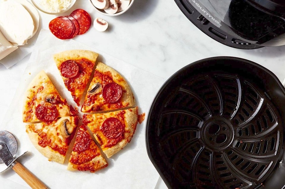 How to make pizza in the air fryer King Arthur Baking